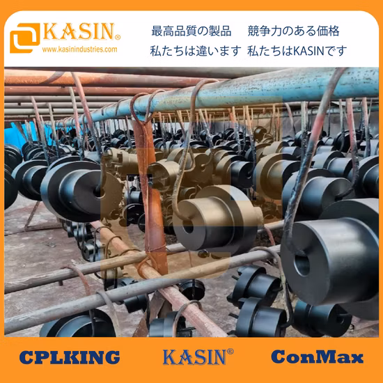 Acoplamiento HRC de hierro fundido Kasin (B/F/H) con caucho para piezas de transmisión y bomba de aceite