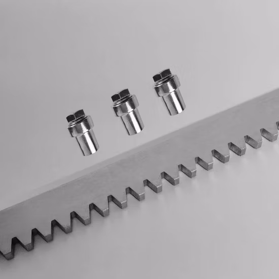 Venta caliente puerta corredera automática puerta corredera piñón de cremallera de acero M4