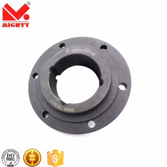 Perno de orificio cónico OEM en el cubo con casquillo cónico de hierro fundido Gg25